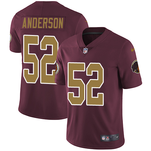Nike Redskins #52 Ryan Anderson Burgundy Red Alternate Men's Stitched NFL Vapor Untouchable Limited Jersey - Click Image to Close